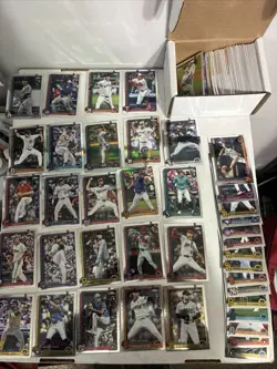 2025 Topps Chrome Update 165 Card Lot Base RC Chrome Parallel Inserts Logo - Image 3
