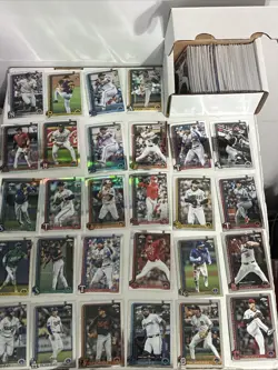 2025 Topps Chrome Update 165 Card Lot Base RC Chrome Parallel Inserts Logo - Image 4