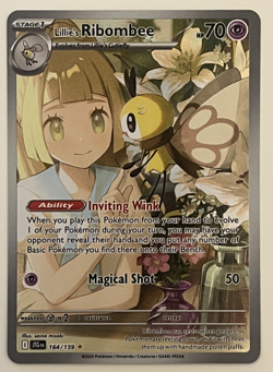 Pokemon TCG | Lillie's Ribombee 164/159 | Journey Together | Pack Fresh NM - Image 1