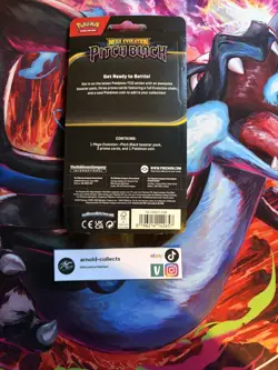 Pokemon TCG Mega Evolution Pitch Black Single Blister Pack Gengar Promo. - Image 2