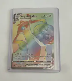 Pokemon TCG Aegislash VMAX Vivid Voltage 190/185 Holo Secret Rare Pack Fresh - Image 1