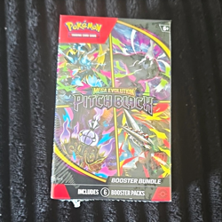 Pokemon TCG Mega Evolution Pitch Black Booster Bundle - 6 English Packs - Image 1