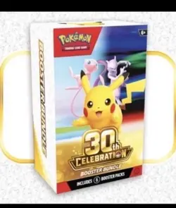 Pokemon TCG 30th CelebrationBooster Bundle Box 6 BoosterPacks CONFIRMED PREORDER - Image 1