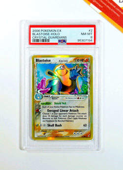 Pokemon PSA 8 Blastoise Delta Species #2 Holo Ex Crystal Guardians 2006 English - Image 1