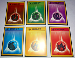 1999 BASE SET POKEMON ENERGY CARDS ALL 6 ORIGINAL (#97- #102) Vintage - Image 2