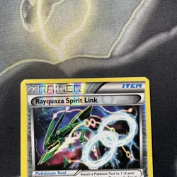 Pokemon TCG Rayquaza Spirit Link Reverse Holo Card Roaring Skies 87/108 - Image 2