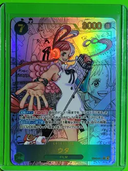 UTA One Piece CUSTOM MADE Prismatic Refractor Manga Card - Image 3