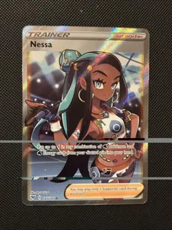 Nessa 183/185 Full Art Vivid Voltage Ultra Rare Pokemon Card Near Mint - Image 1