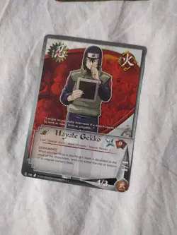Naruto CCG Hayate Gekko Collectible Card Game - Image 1