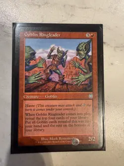 MTG Goblin Ringleader Apocalypse #62 Near Mint Magic Card - Image 1