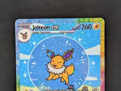 BUBBLE JOLTEON EX POKEMON CARD * FAN ART * MEW FRIENDS Paldean 232/091 - Image 2