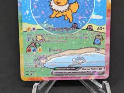 BUBBLE JOLTEON EX POKEMON CARD * FAN ART * MEW FRIENDS Paldean 232/091 - Image 3