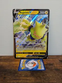 REGIDRAGO V & REGIELEKI V SWSH280 SWSH281 Promo Pokemon Cards JUMBO Oversized - Image 3
