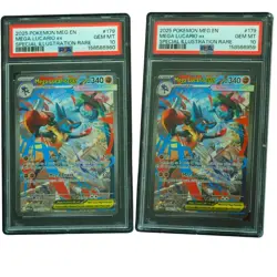 Mega Lucario ex #179/132 Mega Evolution SIR Holo PSA 10 Pokemon Card*TEW - Image 4
