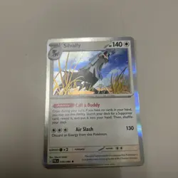 Pokemon Mega Evolution Pitch Black Build & Battle Non Holo Rare Silvally 070/084 - Image 1