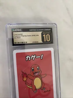 CGC PRISTINE 10 Charmander Pokemon Playing Cards JPN Old Maid - Image 5