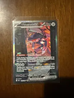 Genesect ex 169/086 SIR Special Illustration Rare Sv Black Bolt Pokemon Card NM - Image 1