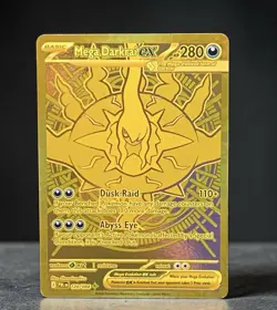 Pokemon Mega Darkrai Ex #120/084 ME Pitch Black (Gold Card)🔥🔥 - Image 1