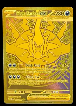 Pokemon Mega Darkrai Ex #120/084 ME Pitch Black (Gold Card)🔥🔥 - Image 2