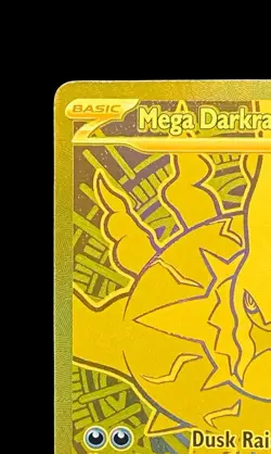 Pokemon Mega Darkrai Ex #120/084 ME Pitch Black (Gold Card)🔥🔥 - Image 3