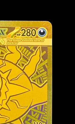 Pokemon Mega Darkrai Ex #120/084 ME Pitch Black (Gold Card)🔥🔥 - Image 5