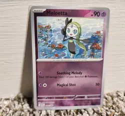 Meloetta Reverse Holo 040/094 Pokemon TCG Card NM - Image 1
