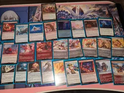 MTG Commander Risona Asari Commander,Samurai Red/White Deck Fully Sleeved - Image 1