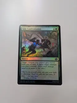MTG - Epic Confrontation (Foil) - The Brothers' War (BRO) NM/M Condition - Image 1