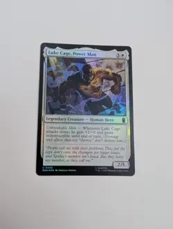 MTG - Luke Cage, Power Man (Foil) - Marvel Super Heroes NM/M Condition - Image 1
