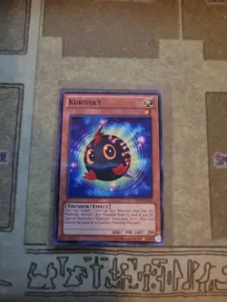 YUGIOH TCG KURIVOLT SP13-EN013 STARFOIL UNLIMITED EDITION NM - Image 1