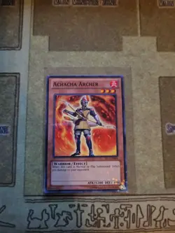 YUGIOH TCG ACHACHA ARCHER SP13-EN004 STARFOIL UNLIMITED EDITION NM - Image 1