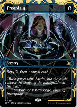 Preordain SOA 21 Secrets of Strixhaven: Mystical Archive Magic: The Gathering NM - Image 1