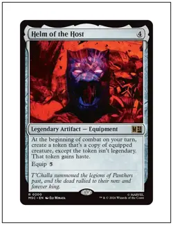 Helm of the Host, Marvel Super Heroes, Magic the Gathering MTG NM - Image 1