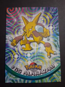 LP #65 Alakazam Pokemon 1999 Topps TV Animation Edition Series 1 Blue Logo 2 - Image 1