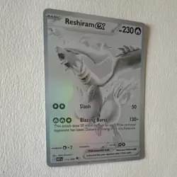 Pokemon TCG Reshiram ex 173/086 SV: White Flare Full Art White Rare 230 HP - Image 3
