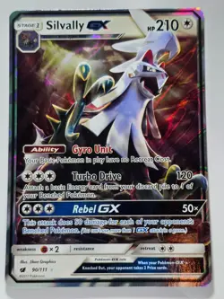 SILVALLY GX 90/111 HOLO GX RARE CRIMSON INVASION NM/M POKEMON - Image 1
