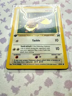 Eevee 55/82 - Team Rocket 1st Edition Rare Regular Eng 40 HP 2000 WOTC - LP - MP - Image 4