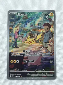 Pokemon Pikachu 173/165 Illustration Rare - SV Scarlet & Violet 151 Holo NM - Image 1
