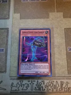 YUGIOH GIMMICK PUPPET GEAR CHANGER NUMH-EN006 SUPER 1ST ED NM - Image 1