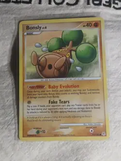 The Pokemon Company Bonsly Diamond and Pearl 71/130 Common Regular 40 HP 2007 - Image 1