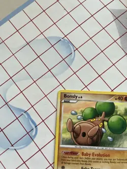 Pokemon TCG Bonsly 71/130 Diamond & Pearl 2007 Common Regular English Basic 40HP - Image 4