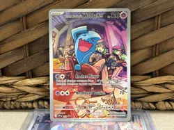 TEAM ROCKET'S WOBBUFFET 203 Holo Promo Scarlet & Violet Promo Pokemon VLP LP - Image 1