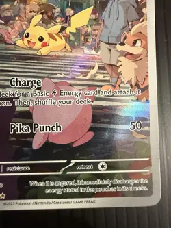 Pikachu 173/165 Illustration Rare 151 Pokemon Holo Near Mint - Image 4