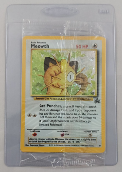 Meowth 10 Pokemon Game Boy WOTC Black Star Promo - Sealed - small crease - Image 1