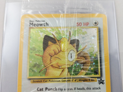 Meowth 10 Pokemon Game Boy WOTC Black Star Promo - Sealed - small crease - Image 2