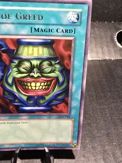 Pot of Greed LOB-119 The Legend of Blue Eyes White Dragon Unlimited Rare LP - Image 3