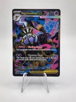 Pokemon TCG Pitch Black - Mega Chandelure EX 99/84 Full Art Ultra Rare - Image 1