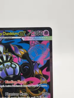 Pokemon TCG Pitch Black - Mega Chandelure EX 99/84 Full Art Ultra Rare - Image 3