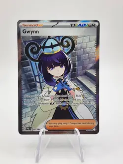 Pokemon TCG Pitch Black Gwynn 109/084 Full Art Ultra Rare Trainer - Image 1
