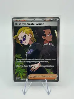 Pokemon Pitch Black Rust Syndicate Grunt 112/084 Ultra Rare NM English - Image 1